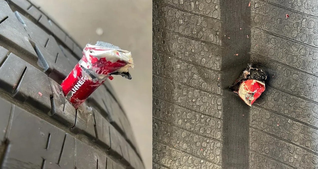 Araç sahipleri dikkat: Yeni bela lastikleri parçalıyor, sakın üzerinden geçmeyin