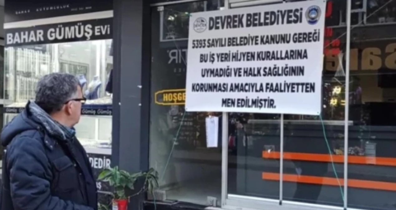 Zabıta tokat gibi sözlerle mühürledi! O pideciye bu yazı asıldı