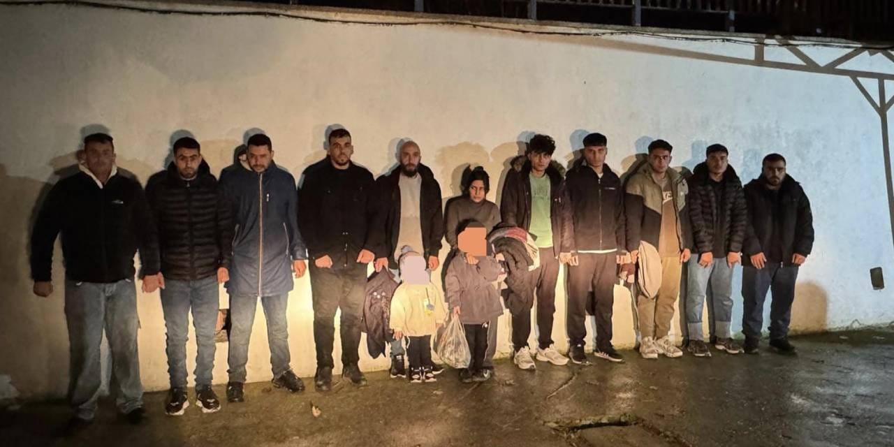 Edirne’de 13 kaçak göçmen yakalandı