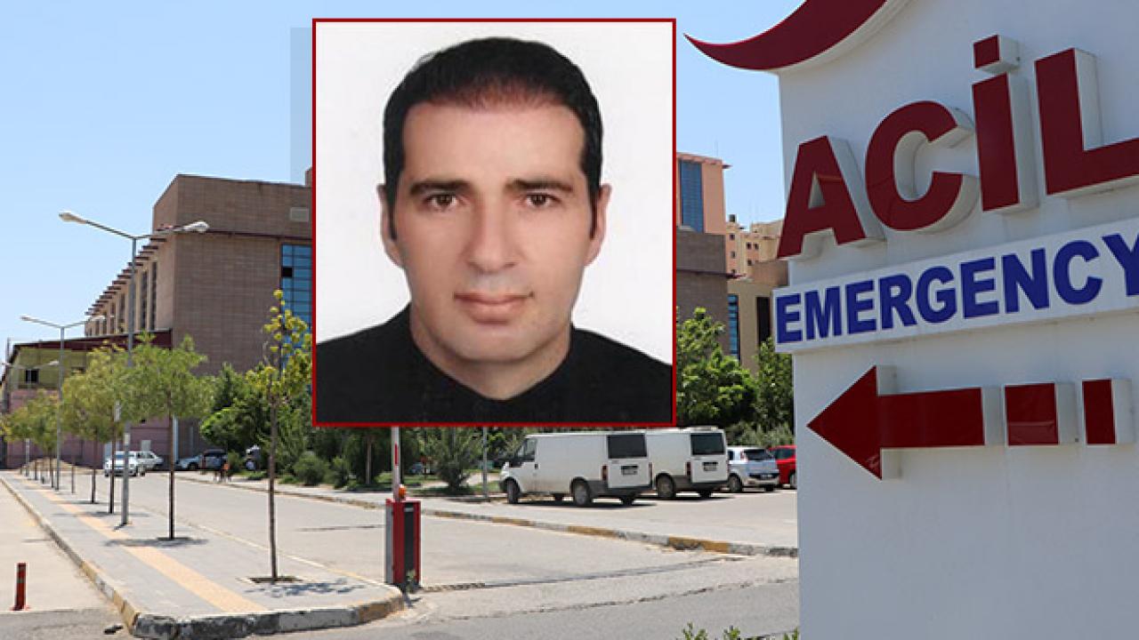 Hastane bahçesinde kahreden ölüm! Ali öğretmen hayatını kaybetti!