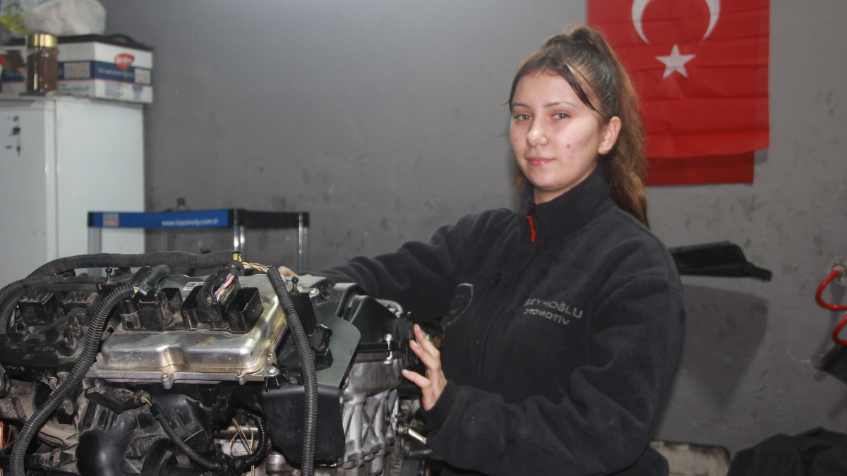 Ordu’da sanayinin tek kadın çırağı