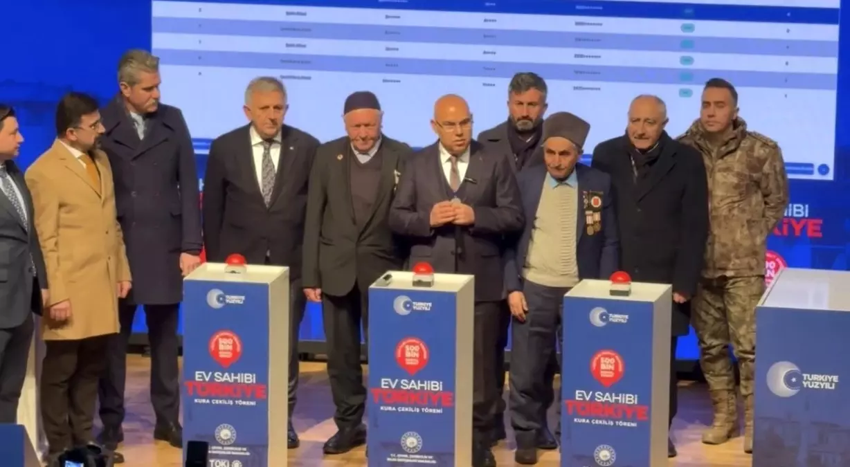 Ağrı’da 2 bin 840 sosyal konutun hak sahipleri belirlendi