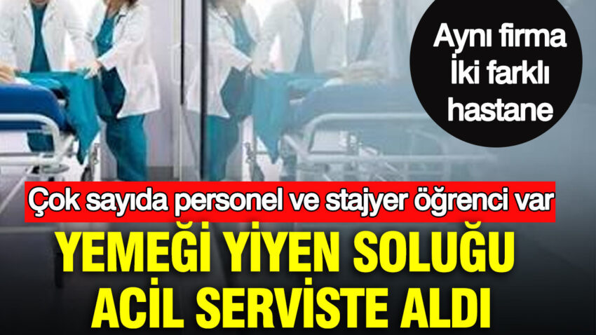 Samsunda iki ayri hastanede gida zehirlenmesi yemegi yiyen solugu acil serviste aldi 6ba6gzXG